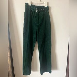 NWT Blank NYC Green Corduroy Women's Pants